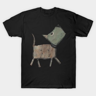 Collage Doggy, Dog Walking Tall T-Shirt